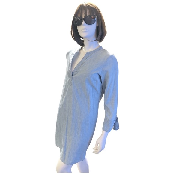 Vineyard Vine Jean Tunic Preppy Dress Size 4 - Picture 3 of 6